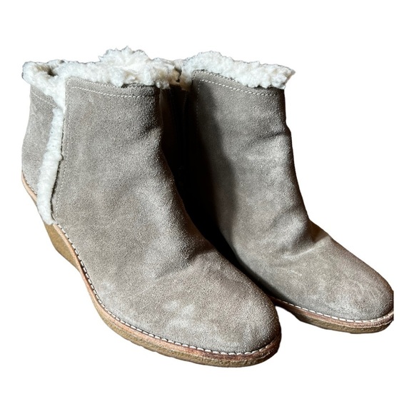 Cole Haan | Waterproof Wedge Booties Taupe | sz 9B - Picture 1 of 12